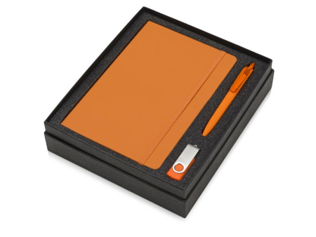  Наборы Артикул 700342.13 Подарочный набор Vision Pro Plus soft-touch с флешкой, ручкой и блокнотом А5, оранжевый на складе 1 шт по цене 1&nbsp;931.46 ₽