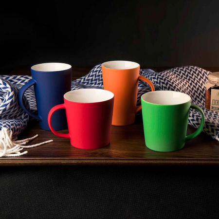 Happy gifts Кружки Артикул 23501 25 Кружка "Tioman" с прорезиненным покрытием на складе 0 шт по цене 420 ₽