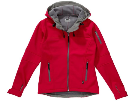 Slazenger Куртки Артикул 3330725L Куртка софтшел Match женская, красный/серый на складе 0 шт по цене 7&nbsp;981.59 ₽