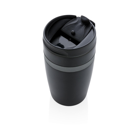 XD Xclusive Термокружки Артикул P432.801 Герметичная термокружка Sierra, черный на складе 5 шт по цене 1&nbsp;970 ₽