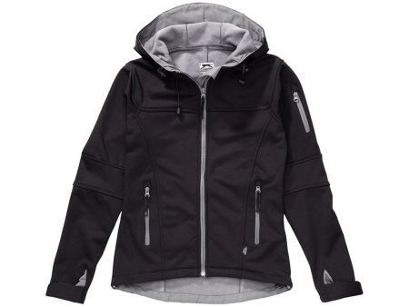 Slazenger Куртки Артикул 3330799XL Куртка софтшел Match женская, черный/серый на складе 16 шт по цене 8&nbsp;894.53 ₽