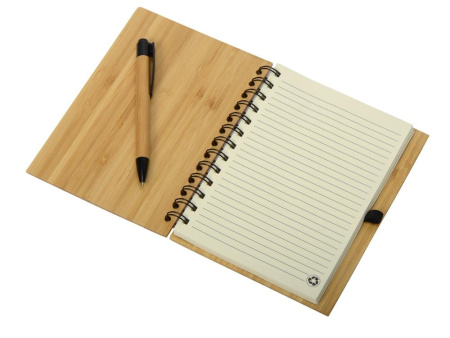  Блокноты Артикул 787009 Блокнот Bamboo tree с ручкой на складе 1 шт по цене 589.67 ₽