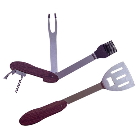 Happy gifts Наборы Артикул 60000 Набор для барбекю (5  функций) на складе 9 шт по цене 919 ₽