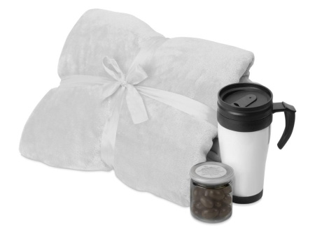  Наборы Артикул 700346.06 Подарочный набор с пледом, термокружкой и миндалем в шоколадной глазури Tasty hygge, белый на складе 0 шт по цене 1&nbsp;980.93 ₽