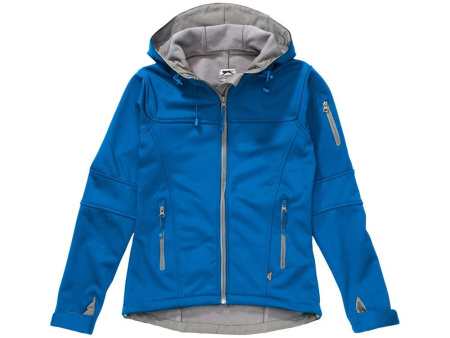 Slazenger Куртки Артикул 3330742S Куртка софтшел Match женская, небесно-синий на складе 56 шт по цене 8&nbsp;894.53 ₽