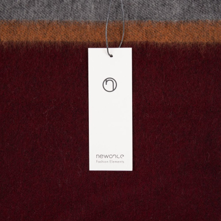 Newonce Шарфы Артикул 15986.52 Шарф Charming, коричневый с оранжевым на складе 3 шт по цене 4&nbsp;048 ₽