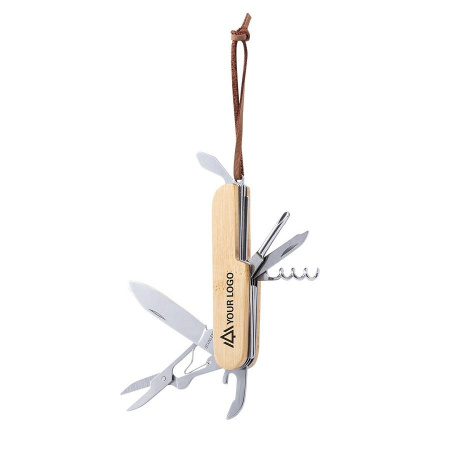 Happy Gifts Extra Ножи Артикул 346803 Карманный нож мультитул TITAN, бамбук/нержавеющая сталь на складе 0 шт по цене 578 ₽