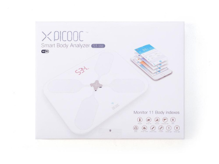 Picooc Весы Артикул 15118 Умные диагностические весы с Wi-Fi Picooc S3 Lite White (6924917717049), белый на складе 0 шт по цене 4&nbsp;931.33 ₽
