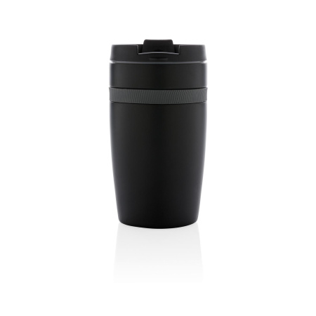 XD Xclusive Термокружки Артикул P432.801 Герметичная термокружка Sierra, черный на складе 5 шт по цене 1&nbsp;970 ₽