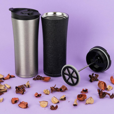 Happy gifts Термокружки Артикул 28002 35 Термокружка вакуумная с ситечком BREW на складе 0 шт по цене 1&nbsp;155 ₽