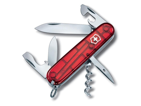 Victorinox Ножи Артикул 601139 Нож перочинный VICTORINOX Spartan, 91 мм, 12 функций, полупрозрачный красный на складе 0 шт по цене 5&nbsp;505.92 ₽