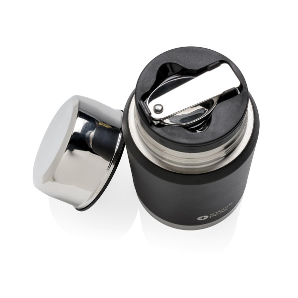 Swiss Peak Контейнеры Артикул P432.981 Вакуумный контейнер для еды Elite с внутренним медным покрытием, черный на складе 2 шт по цене 3&nbsp;560 ₽