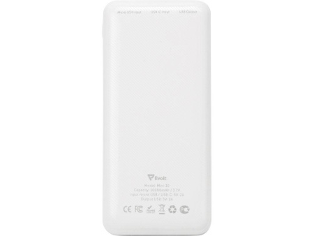 Evolt Аккумуляторы Артикул 393206 Внешний аккумулятор Evolt Mini-10, 10000 mAh, белый на складе 3068 шт по цене 1&nbsp;820.19 ₽