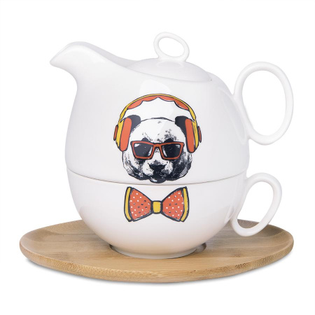 Happy gifts Наборы Артикул 21501 Набор  "Мила": чайник и чайная пара в подарочной упаковке на складе 2875 шт по цене 2&nbsp;045 ₽