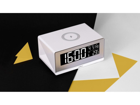Rombica Часы Артикул 595511 Часы с беспроводным зарядным устройством Rombica Timebox 2, белый на складе 213 шт по цене 4&nbsp;008.57 ₽