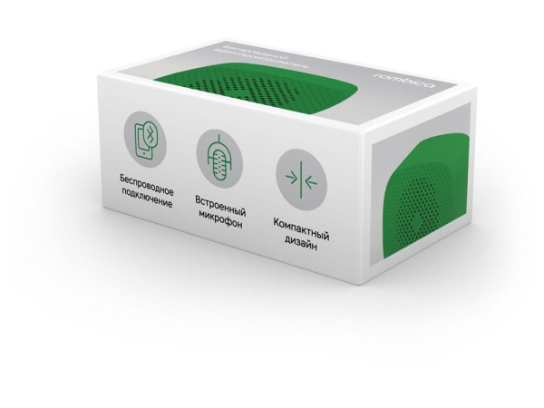 Rombica Портативная акустика Артикул 595552 Портативная акустика Rombica MySound Melody Green на складе 29 шт по цене 594.86 ₽