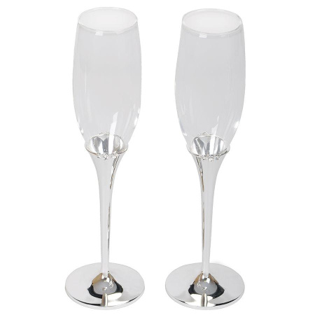 Happy gifts Бокалы Артикул 21300 Бокалы для шампанского "Crystal" (2шт) на складе 0 шт по цене 2&nbsp;050 ₽