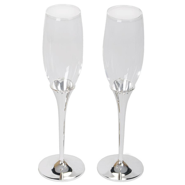 Happy gifts Бокалы Артикул 21300 Бокалы для шампанского "Crystal" (2шт) на складе 0 шт по цене 2&nbsp;050 ₽