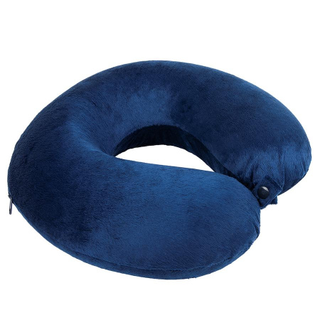 Happy gifts Подушки Артикул 62000 24 Подушка дорожная  "SOFT"; memory foam, микрофибра синий на складе 4435 шт по цене 1&nbsp;122 ₽