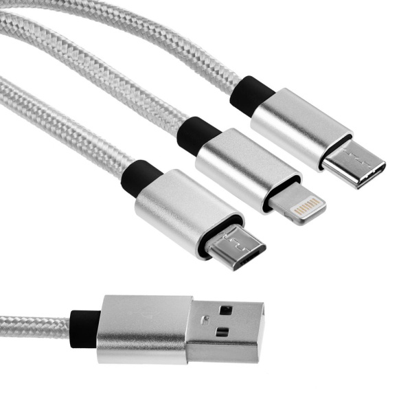 Uniscend Кабели Артикул 22006.30 Кабель Triple Charge в футляре на складе 6193 шт по цене 649 ₽