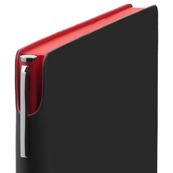 Контекст Ежедневники Артикул 13087.35 Ежедневник Flexpen Black, недатированный, черный с красным на складе 4498 шт по цене 1&nbsp;125 ₽