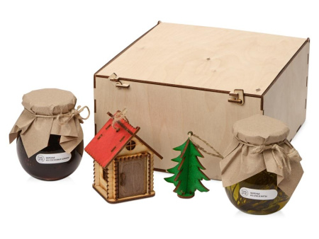 Eat & Bite Наборы Артикул 700097 Подарочный набор Decoration Deluxe с двумя видами варенья, натуральный на складе 0 шт по цене 1&nbsp;758.23 ₽