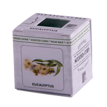 Happy gifts Аромакубики Артикул 32601 eucalyptus Аромакубики ЭВКАЛИПТ (8шт) на складе 225 шт по цене 413 ₽