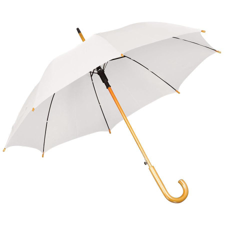 Happy gifts Зонты Артикул 7426 01 Зонт-трость с деревянной ручкой, полуавтомат на складе 2431 шт по цене 949 ₽