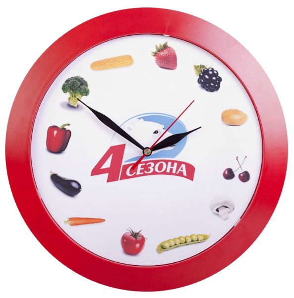  Часы Артикул 5590.50 Часы настенные Vivid Large, красные на складе 271 шт по цене 729 ₽