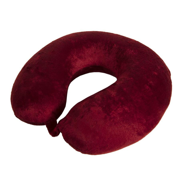 Happy gifts Подушки Артикул 62000 08 Подушка дорожная  "SOFT"; memory foam, микрофибра, красный на складе 2314 шт по цене 949 ₽