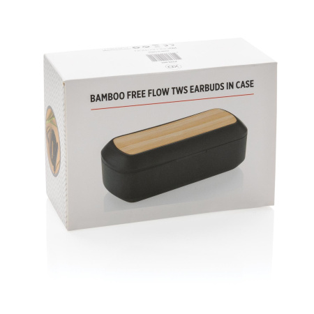 XD Collection Наушники Артикул P329.061 Наушники Bamboo Free Flow TWS с чехлом для зарядки на складе 1278 шт по цене 2&nbsp;490 ₽
