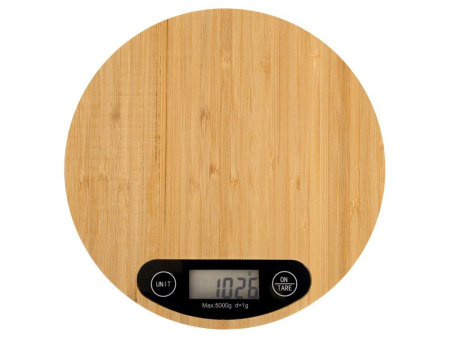 Весы Артикул 694208 Бамбуковые кухонные весы Scale, натуральный на складе 1018 шт по цене 847.92 ₽