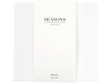 Seasons Наборы Артикул 12607500 Банный набор Hamilton, белый на складе 0 шт по цене 1&nbsp;860 ₽