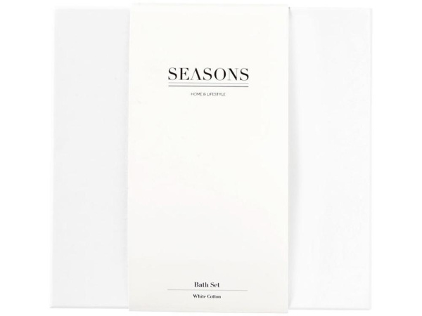 Seasons Наборы Артикул 12607500 Банный набор Hamilton, белый на складе 0 шт по цене 1&nbsp;860 ₽