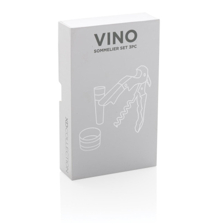 XD Collection Наборы Артикул P911.072 Винный набор сомелье Vino, 3 шт. на складе 95 шт по цене 1&nbsp;190 ₽