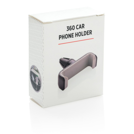 XD Collection Держатели Артикул P302.821 Автомобильный держатель для телефона 360, черный на складе 6 шт по цене 434 ₽