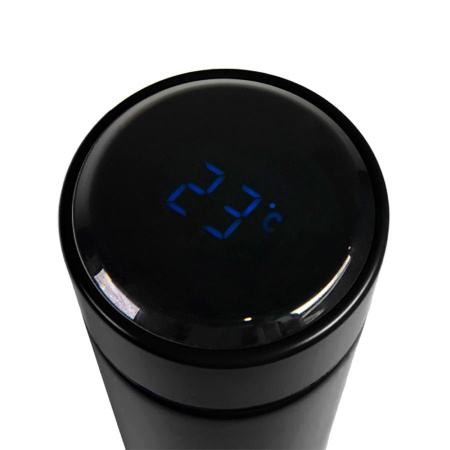 Happy gifts Термосы Артикул 3517 Термос THERMO с индикатором температуры, 500мл на складе 3290 шт по цене 1&nbsp;263 ₽