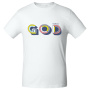 CoolColor Футболки Артикул 71906.60 Футболка мужская «Новый GOD», белая на складе 53 шт по цене 1&nbsp;400 ₽