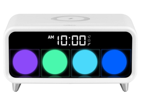 Rombica Часы Артикул 595510 Часы с беспроводным зарядным устройством Rombica Timebox 1, белый на складе 457 шт по цене 3&nbsp;257.25 ₽