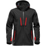 Stormtech Куртки Артикул 11629.35 Куртка софтшелл мужская Patrol, черная с красным на складе 106 шт по цене 18&nbsp;300 ₽