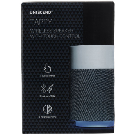 Uniscend Колонки Артикул 12105.30 Беспроводная колонка Uniscend Tappy, черная на складе 1243 шт по цене 1&nbsp;990 ₽