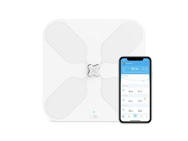 Picooc Весы Артикул 15117 Умные диагностические весы с Wi-Fi Picooc S3 White (6924917716943), белый на складе 0 шт по цене 8&nbsp;028.33 ₽