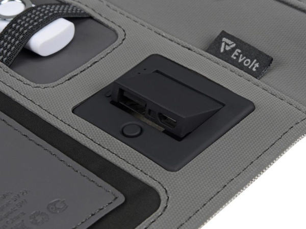 Evolt Органайзеры Артикул 593908 Органайзер с беспроводной зарядкой 5000 mAh Powernote, темно-серый на складе 1690 шт по цене 5&nbsp;492.46 ₽
