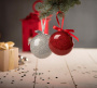 Happy gifts Украшения Артикул 20802 30 Елочное украшение ШАР  плоский на складе 1001 шт по цене 270 ₽