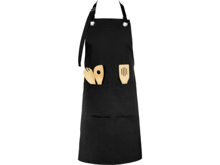 Eat & Bite Фартуки Артикул 832107 Хлопковый фартук Delight с карманом и регулируемыми завязками, черный на складе 308 шт по цене 1&nbsp;102.77 ₽