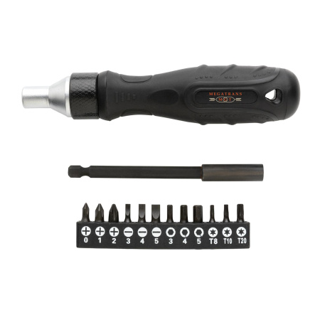 GearX Отвертки Артикул P221.501 Отвертка с трещоткой Gear X на складе 3 шт по цене 2&nbsp;490 ₽