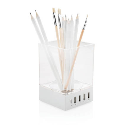 XD Collection Хабы Артикул P308.913 USB-хаб с подставкой для ручек на складе 4 шт по цене 3&nbsp;490 ₽