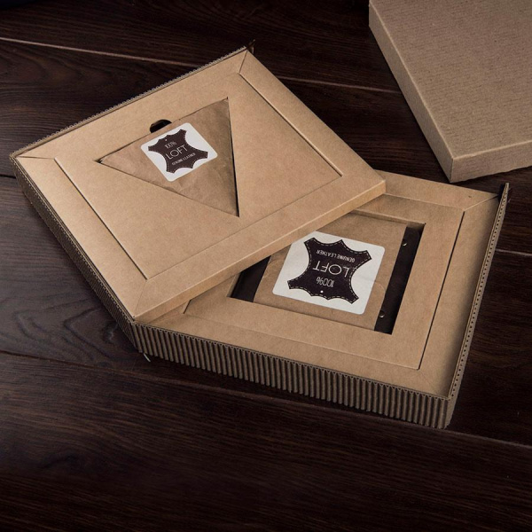 Happy gifts Наборы Артикул 20222 Набор подарочный LOFT: портмоне и чехол для наушников, коричневый на складе 529 шт по цене 1&nbsp;935 ₽