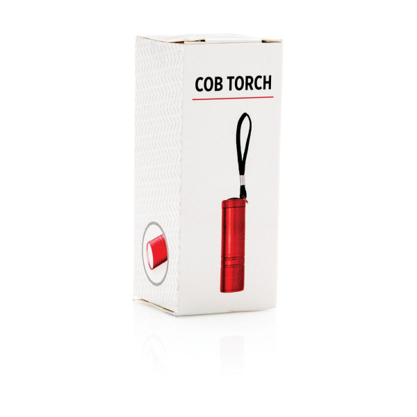 XD Collection Фонари Артикул P513.824 Фонарик COB, красный на складе 8 шт по цене 500 ₽