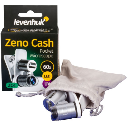 Levenhuk Микроскопы Артикул 13611 Карманный монокулярный микроскоп Zeno Cash ZC4 на складе 0 шт по цене 1&nbsp;190 ₽